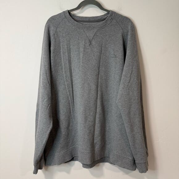 L.L. Bean Men's Crew Stretch Sweatshirt Pullover Lightweight Grey XXL Tall - Picture 1 of 7